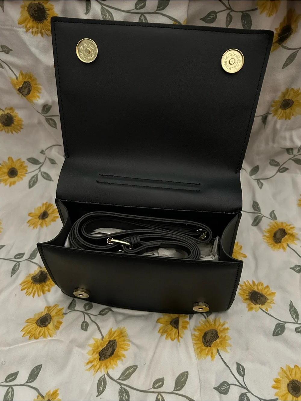 Black Men’s Dress Shirt Crossbody Bag